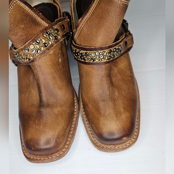 Freebird by Steven Dusty Camel Leather Boots – Square Toe, Size 7 - Picture 7 of 16